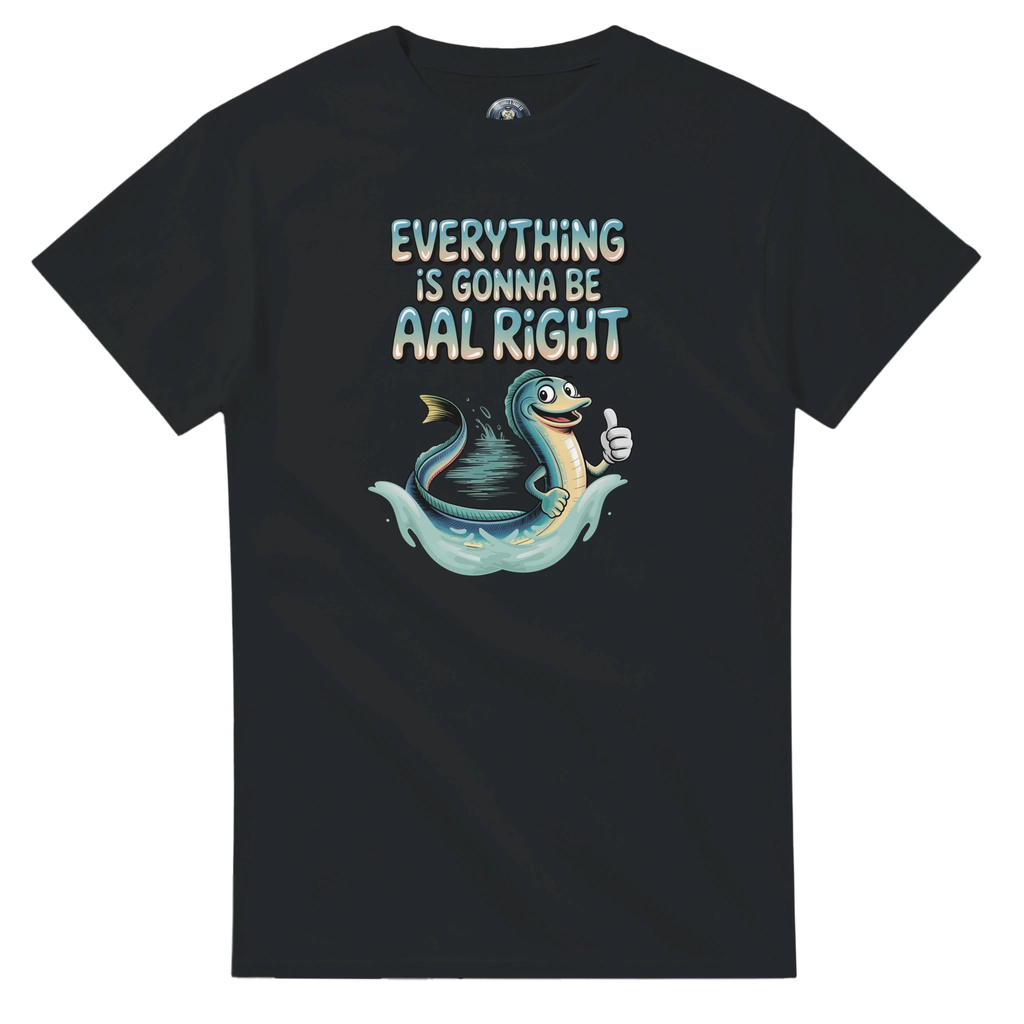Lustiges Angler-Shirt mit Aal und Daumen hoch