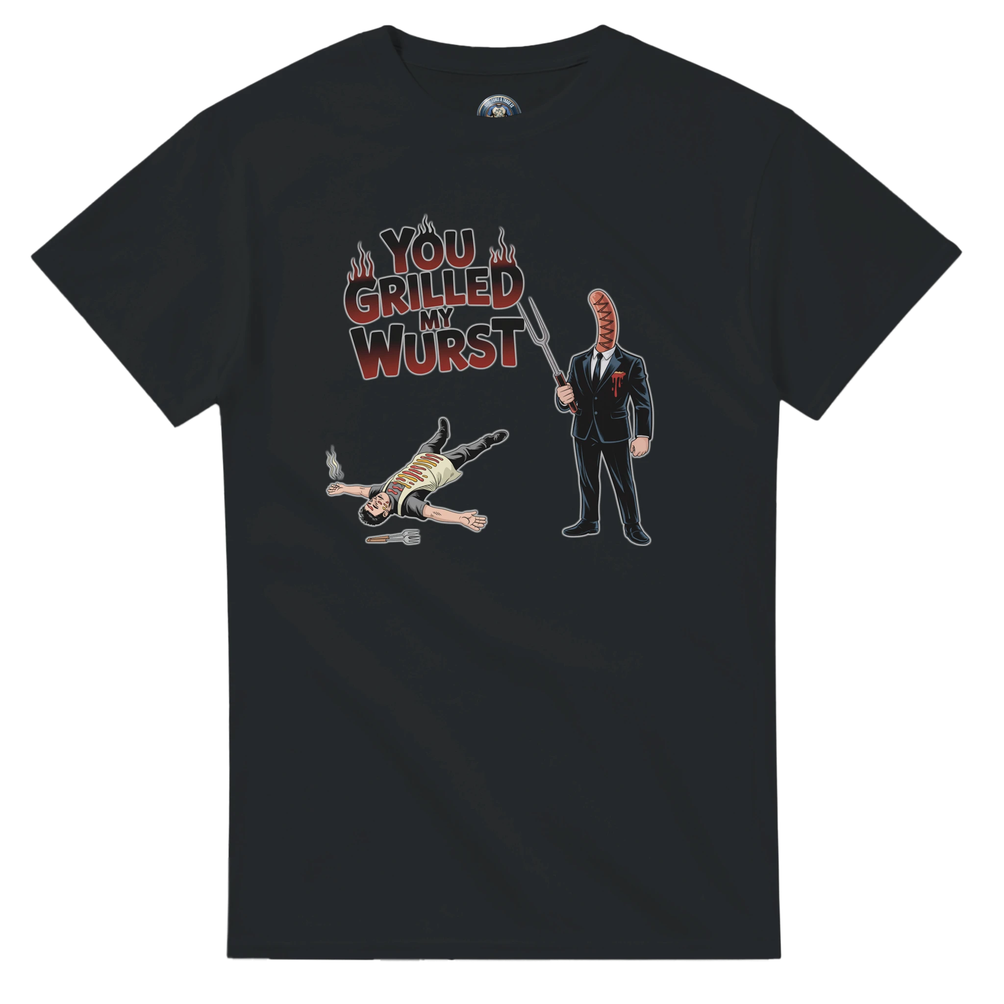 Lustiges Männer-T-Shirt inspiriert von John Wick und Grillromantik