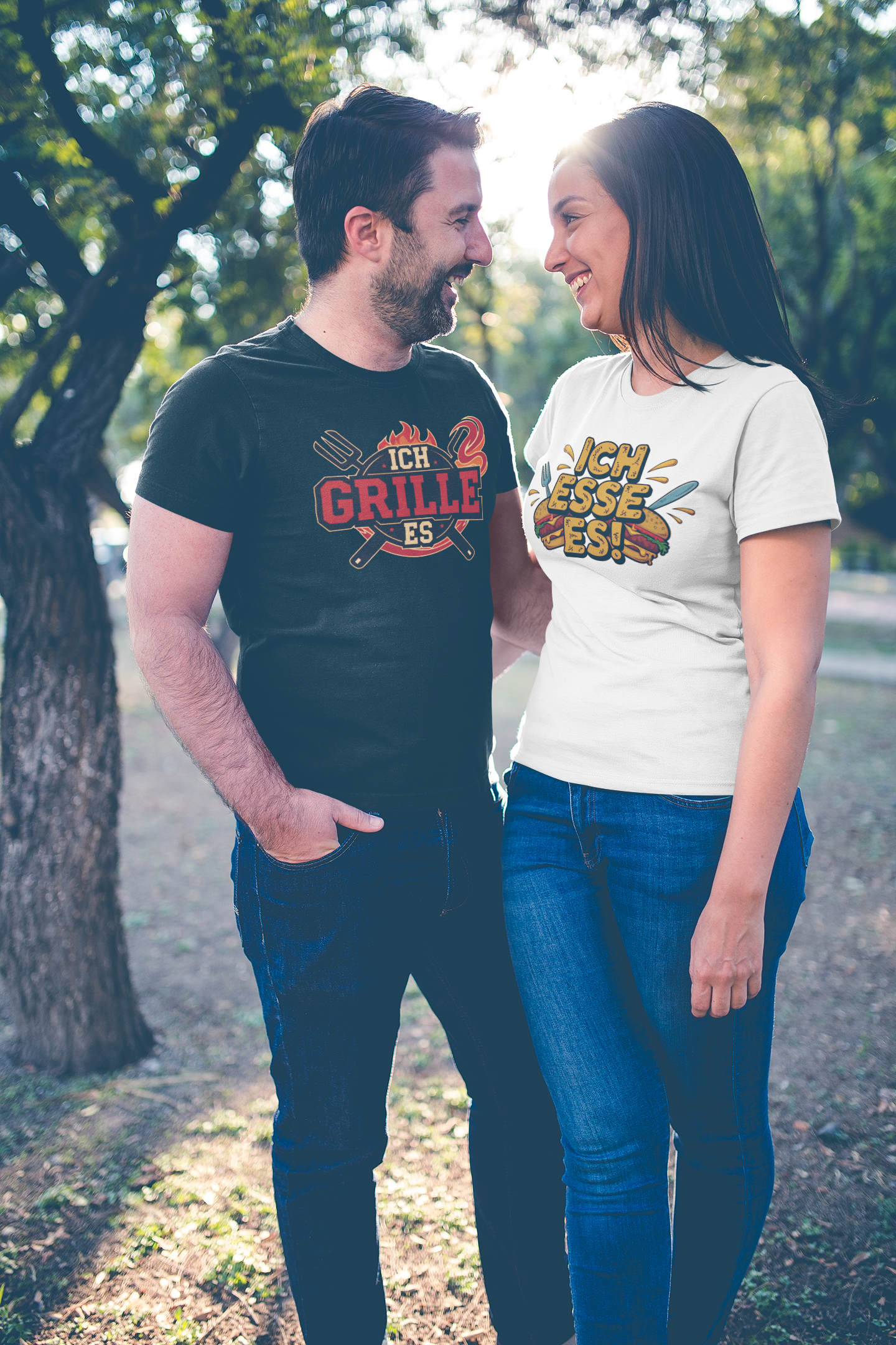 BBQ Unisex T-Shirt für alle, die lieber essen als grillen