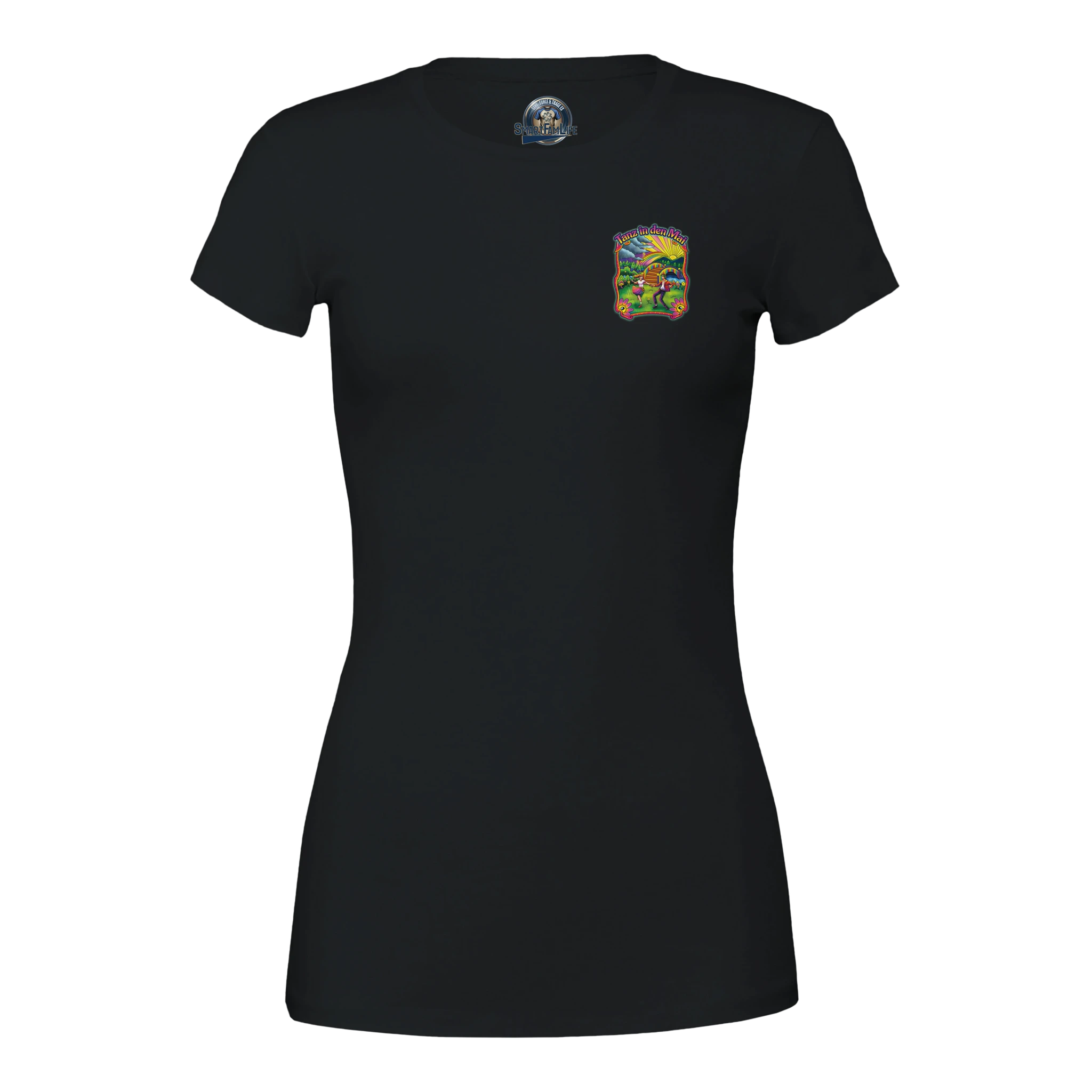 Frauen T-Shirt „Tanz in den Mai“ – stylisches Party-Outfit