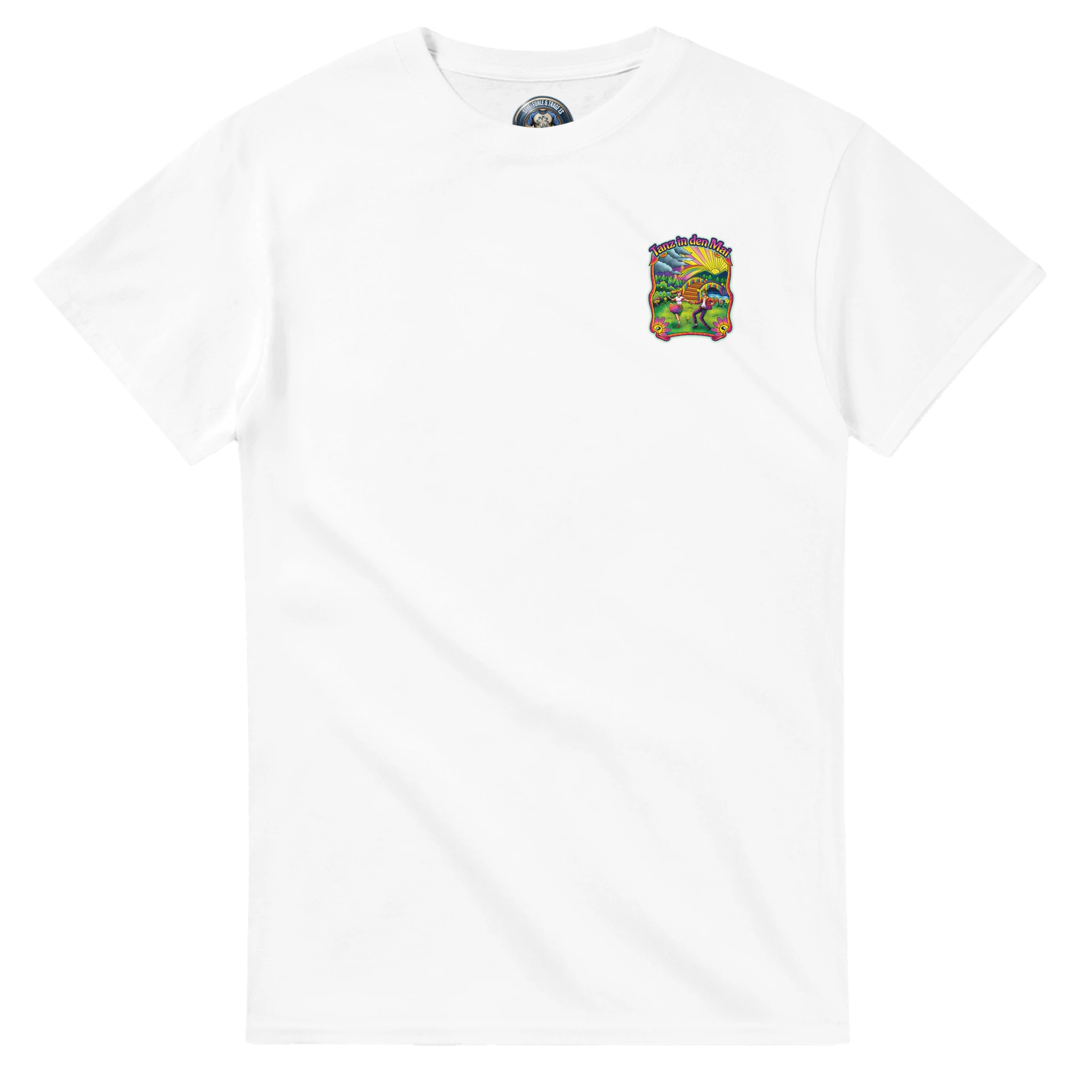 Herren T-Shirt „Tanz in den Mai“ mit tanzendem Paar