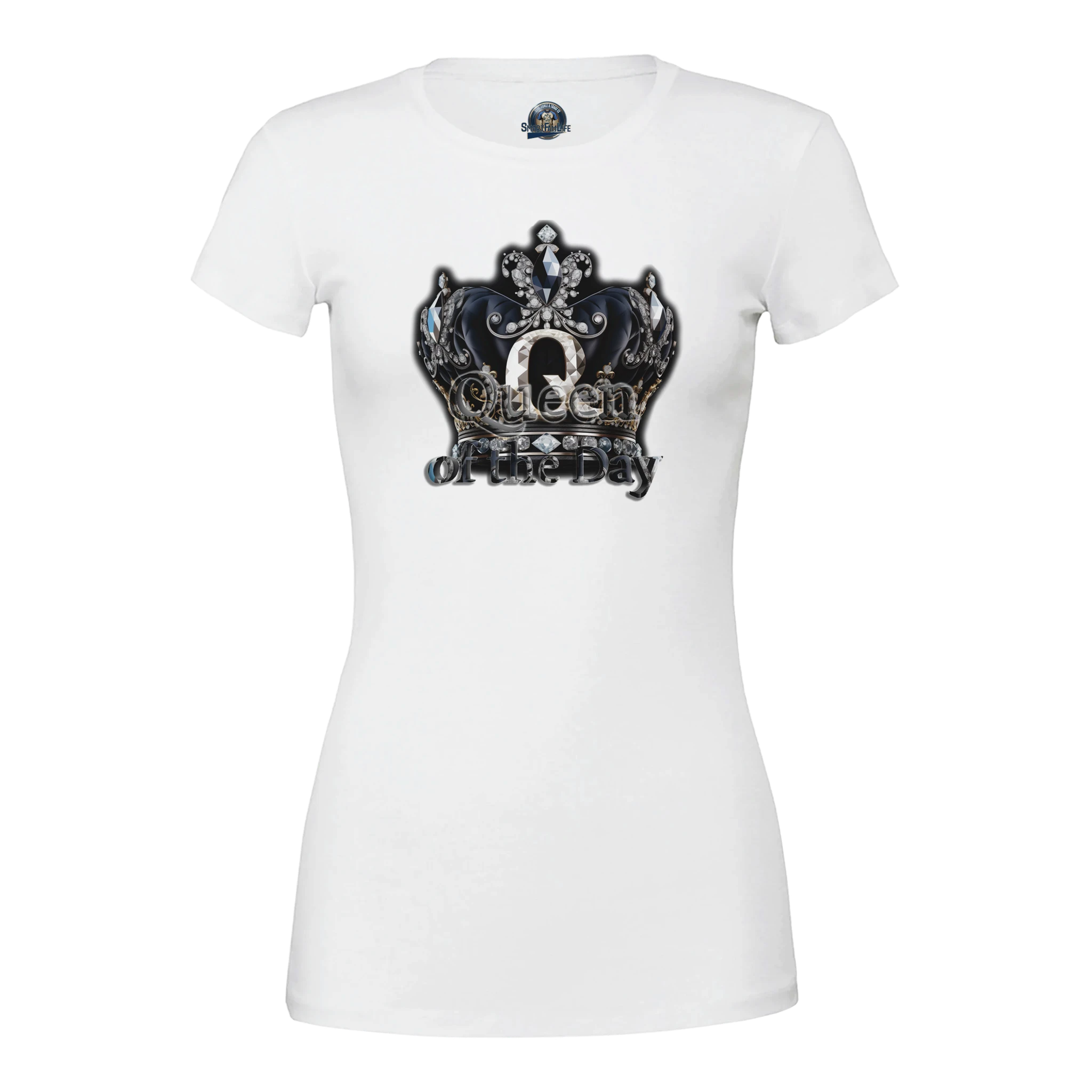 Stilvolles Statementshirt für Frauen – edle Krone & selbstbewusster Look